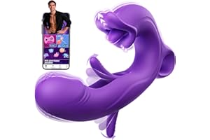 Vibrator für Frauen, Dildo, KI-Synchronisationsvibrator, Sexspielzeug für Frauen mit 7 Zungenlecken, 7 Stoßmodi, 7 Vibrationsmodi, Vibrator-Sets für Frauen, Sexspielzeug-Set für Frauen, Vibratoren mit Klitorisstimulation