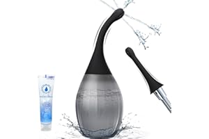 Premium Intimdusch-Set (300ml) – Analbrause aus Silikon mit Rückflussstopp & Flexibler Düse